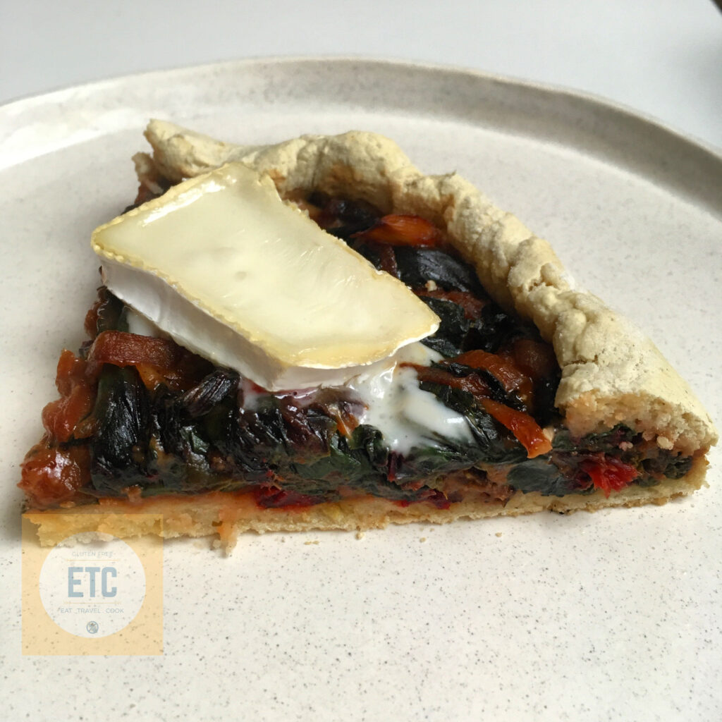 Tarta de hojas de remolacha - Queso Cabrambrie